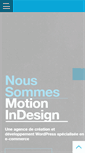 Mobile Screenshot of motionindesign.com